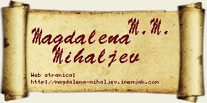 Magdalena Mihaljev vizit kartica